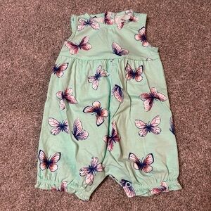 Carter's Butterfly Print Romper